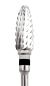 Preview: Hard metal rotation instrument with lamellas toothing